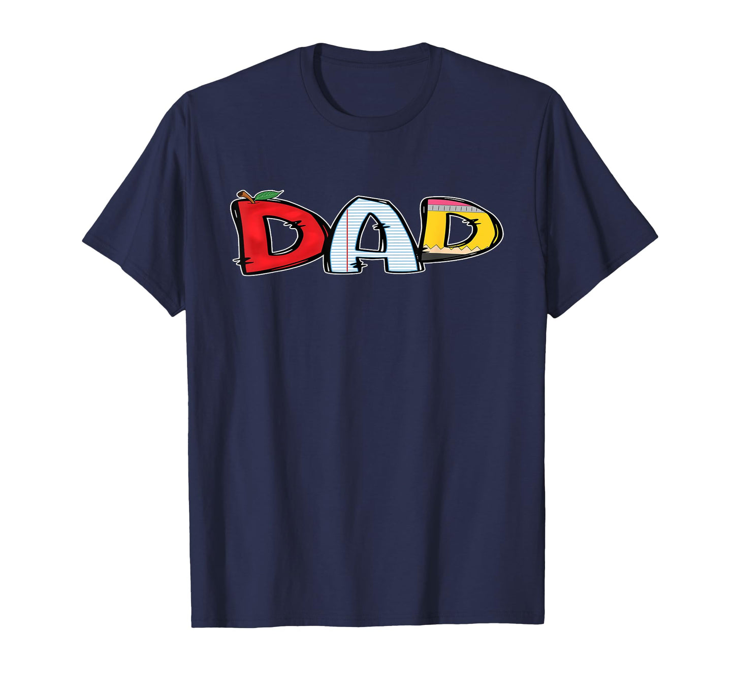 Pre-K 1st Grade Pencil Daddy Dad Kindergarten T-Shirt