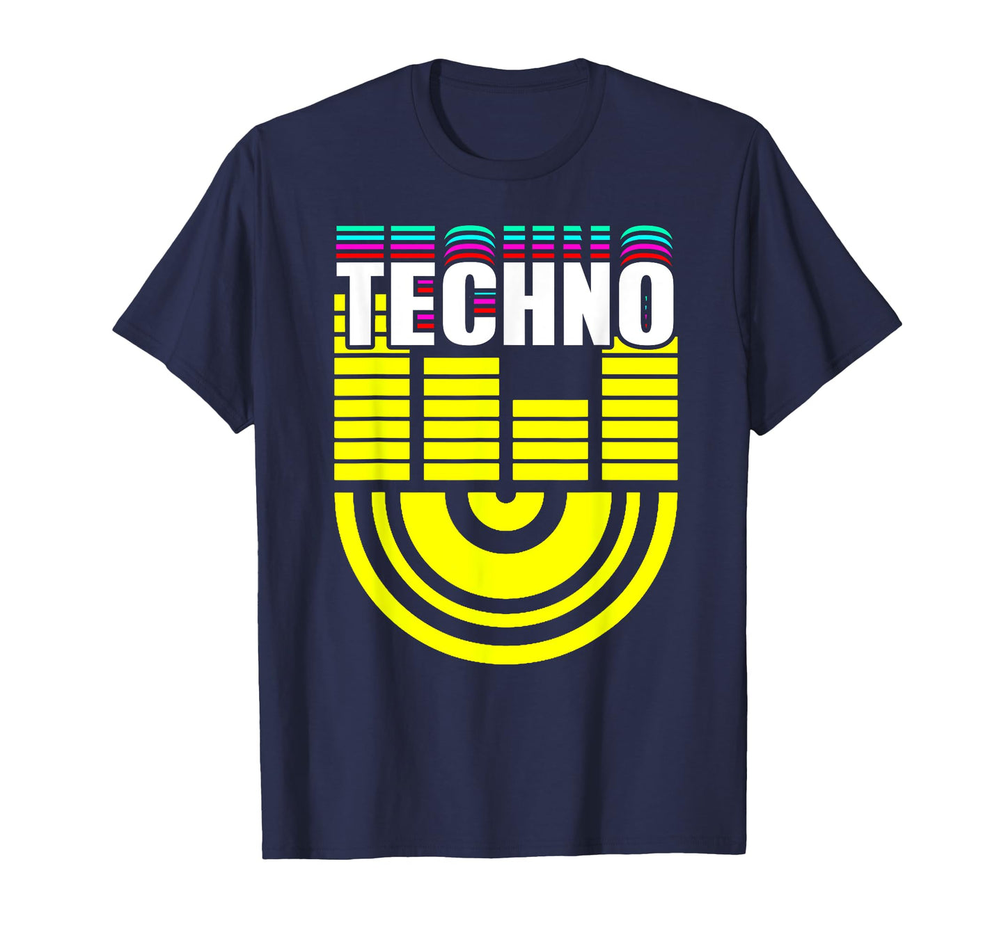 Techno Equalizer Waves Club Culture Energy T-Shirt