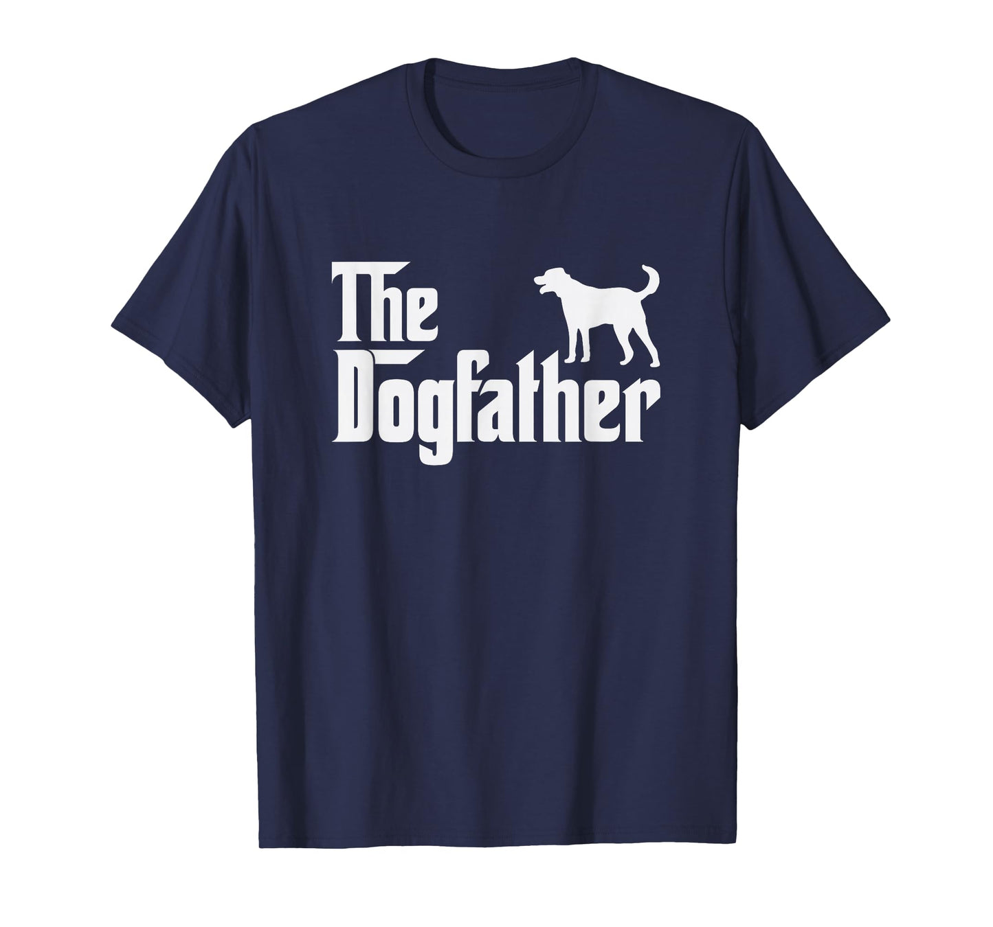 lab pointer DogFather Funny Dog Dad T-Shirt