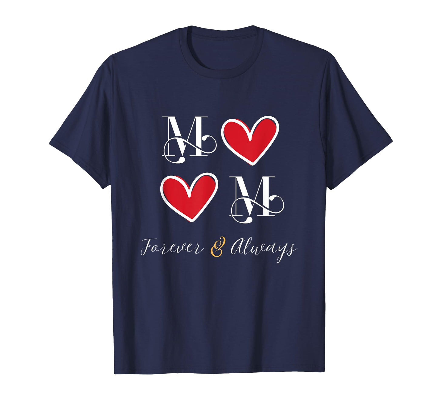 M & M Couples Initials, Wedding, Anniversary, Housewarming T-Shirt