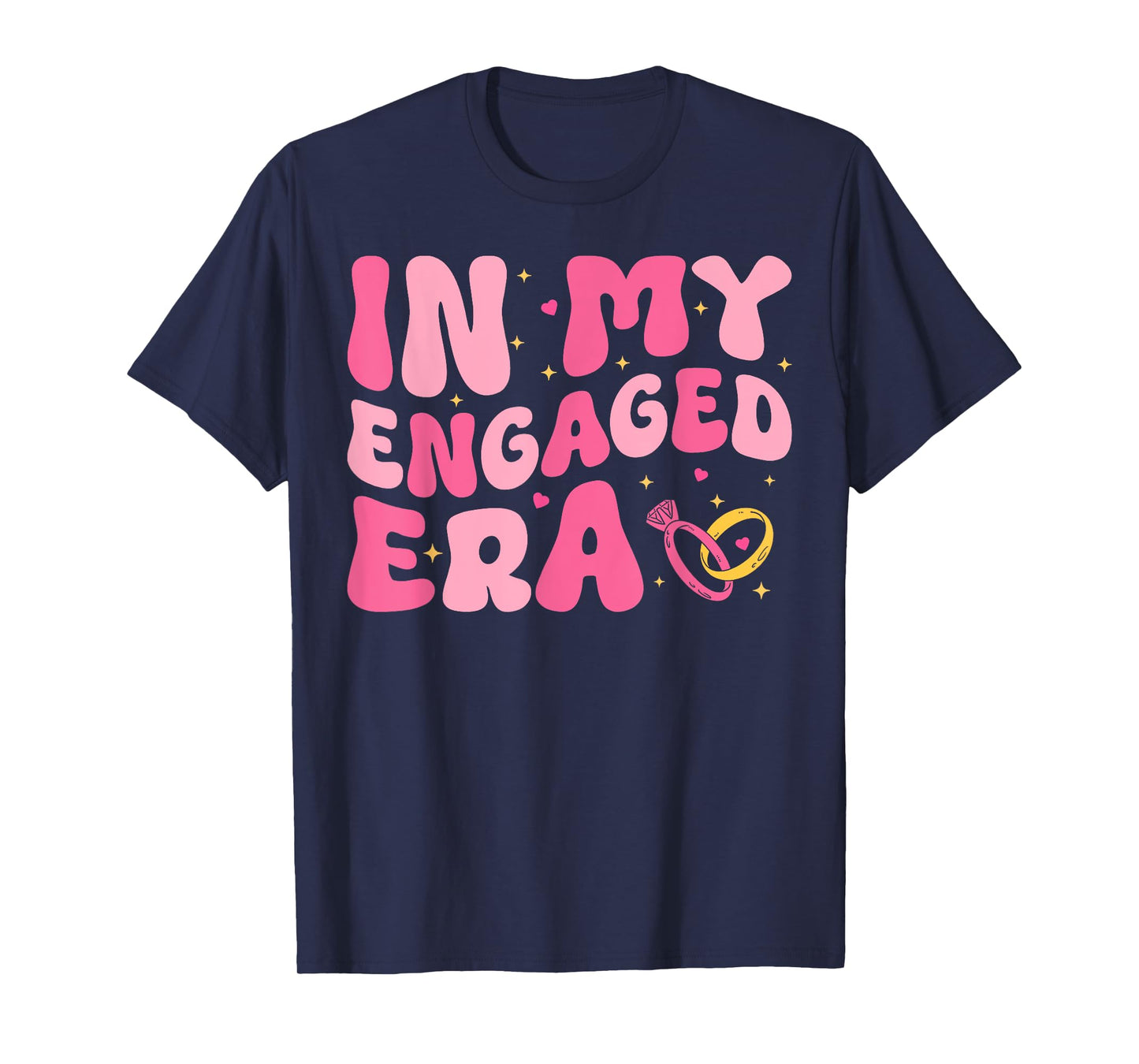 In My Engaged Era Couple Fiance Boyfriend Girlfriend T-Shirt