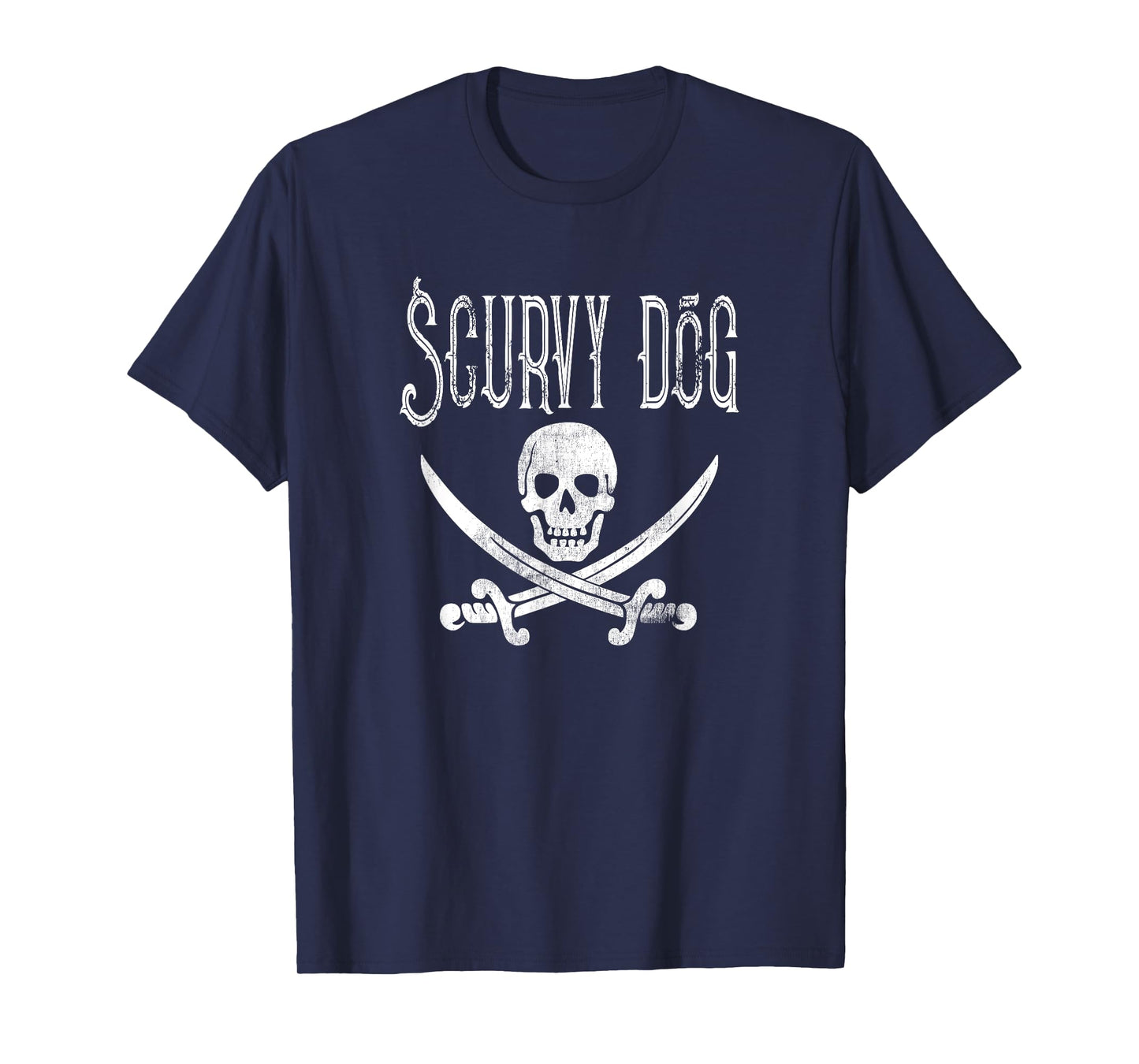 Scurvy Dog Pirate Costume - Halloween Party Men Women Kids T-Shirt