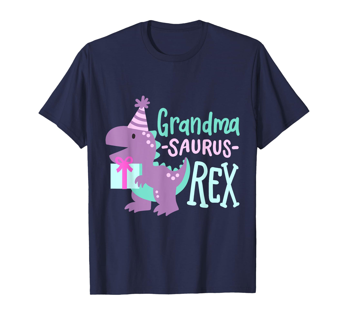 Dinosaur Birthday Grandma Saurus T Rex Family Matching Party T-Shirt