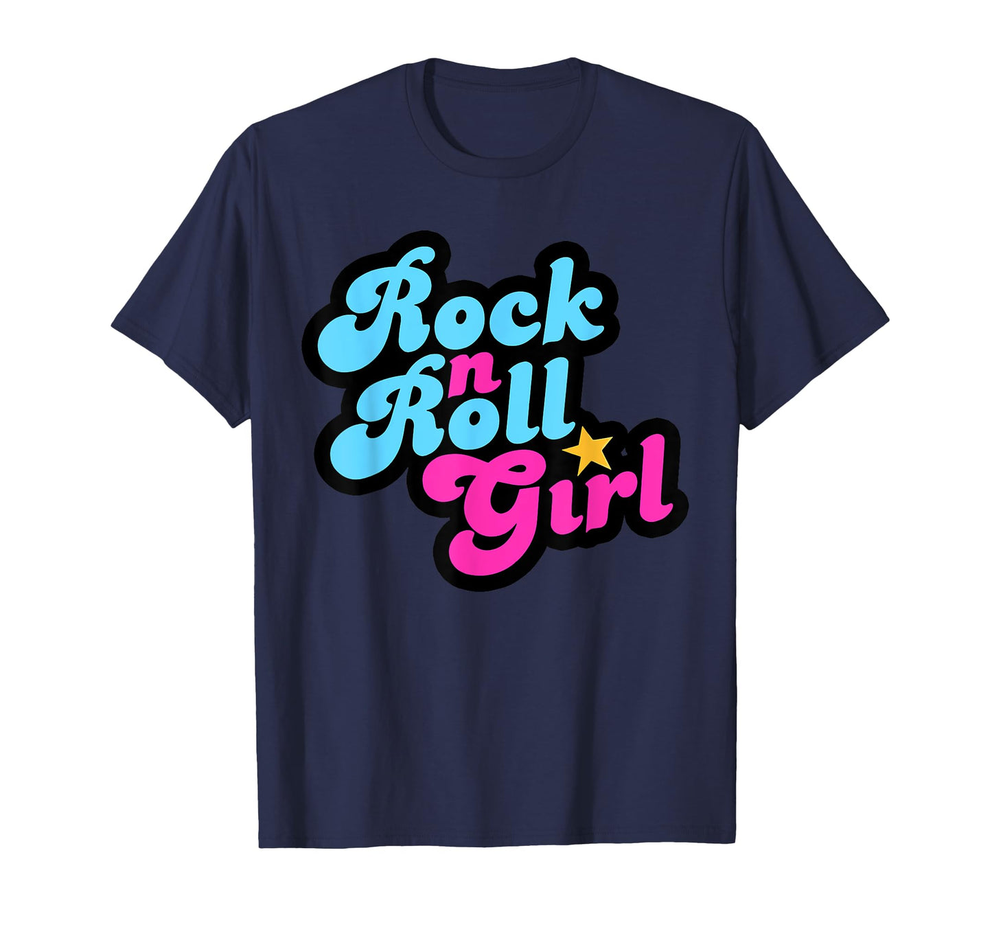 Halloween Costume Rock N Roll Girl Rock and Roll Women T-Shirt