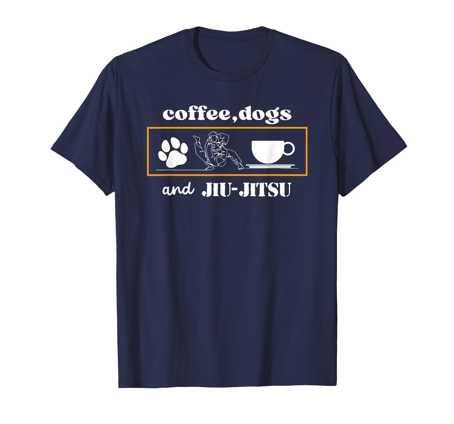 BJJ Funny Coffee Dogs And Jiu Jitsu T-Shirt