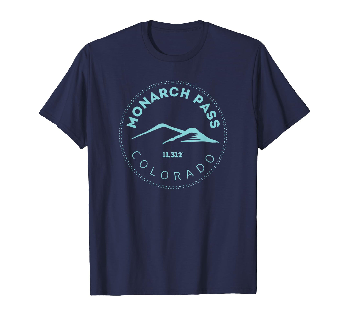 Monarch Pass Colorado Blue Bird Day - Elevated Mountain Pass T-Shirt