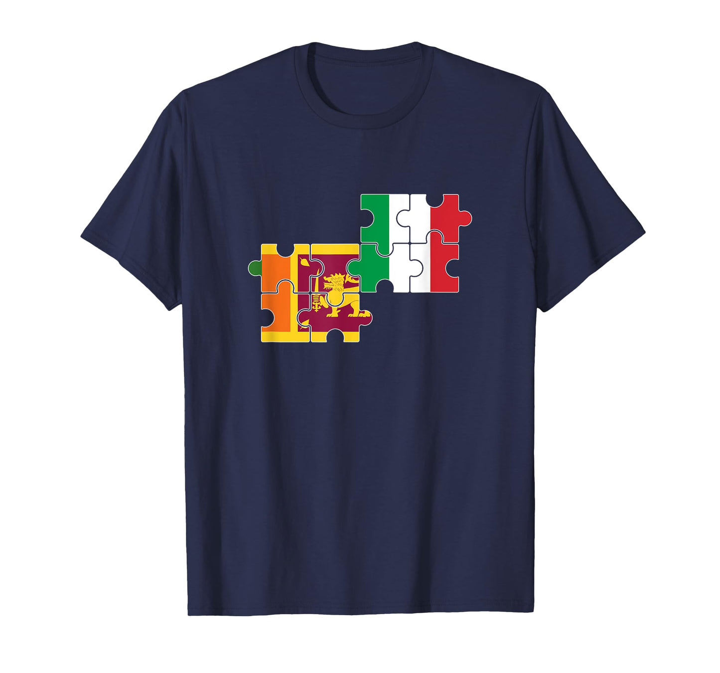 Sri Lanka Italy Flag Italian Sri Lankan T-Shirt