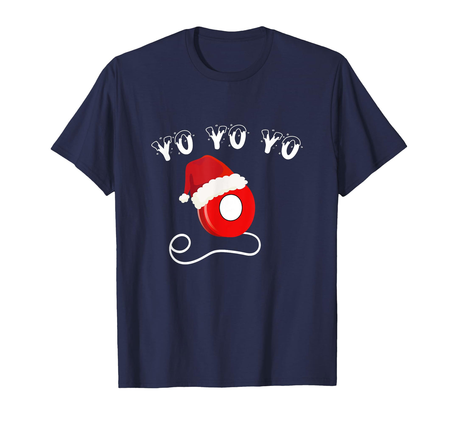 Christmas YoYo T-Shirt Yo Yo Yo Funny Holiday Santa Tee T-Shirt
