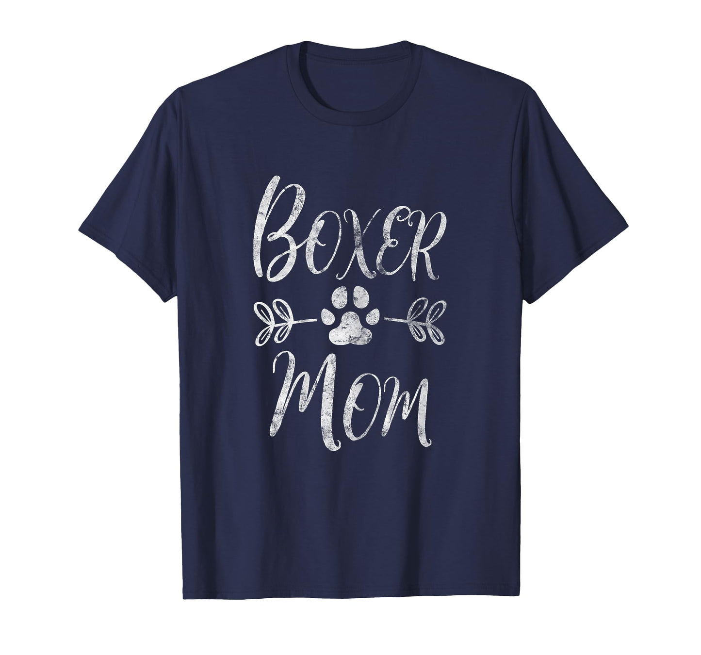 Boxer Mom Shirt Boxer Dog Lover Owner Funny Boxer Dog Mom Women T-Shirt