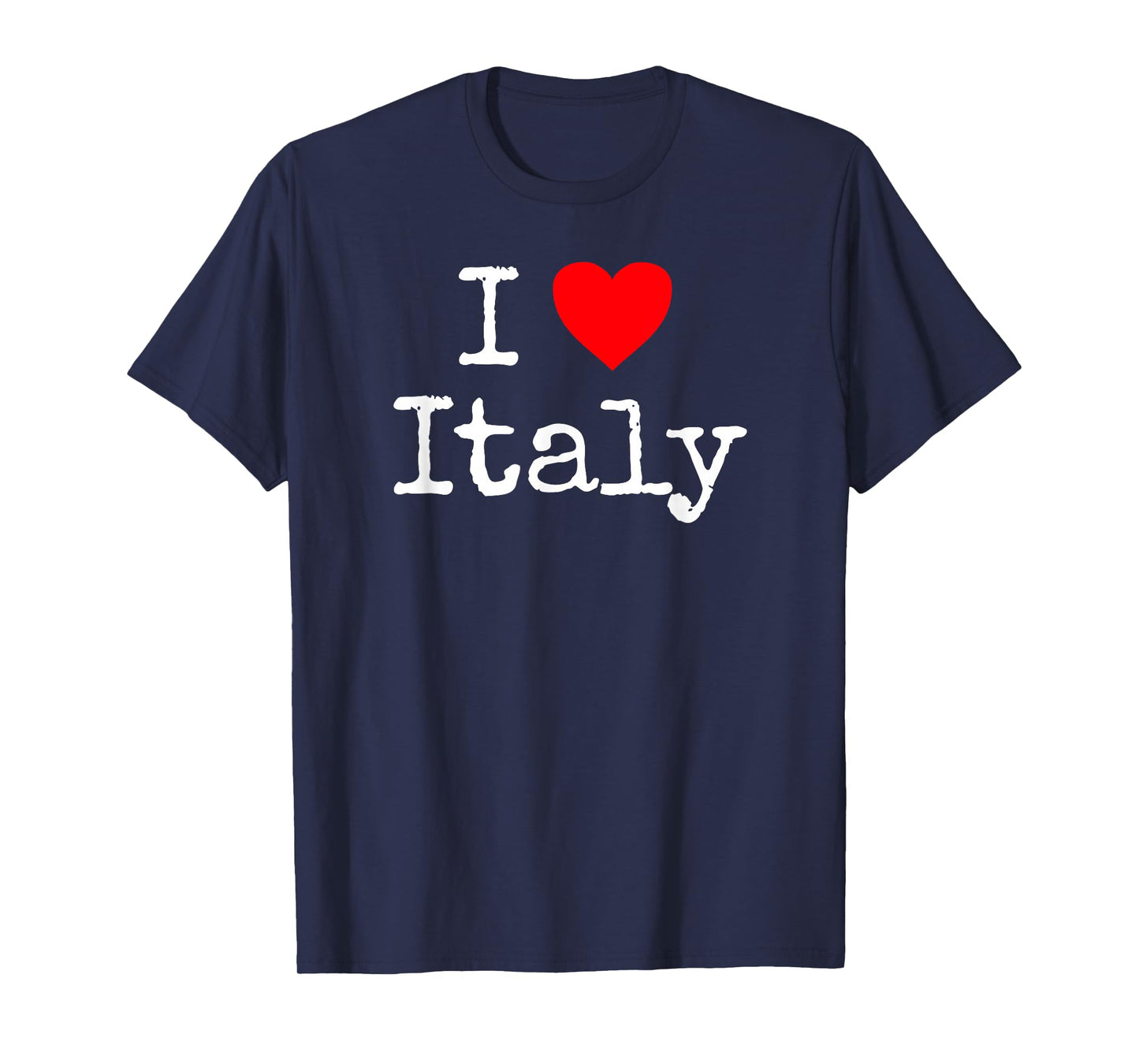 I Love Italy Italia T-Shirt T-Shirt