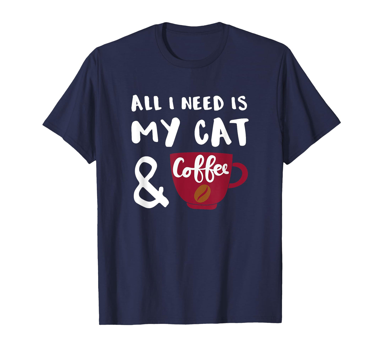 Cat Coffee Cat Lover Kitty Caffeine T-Shirt