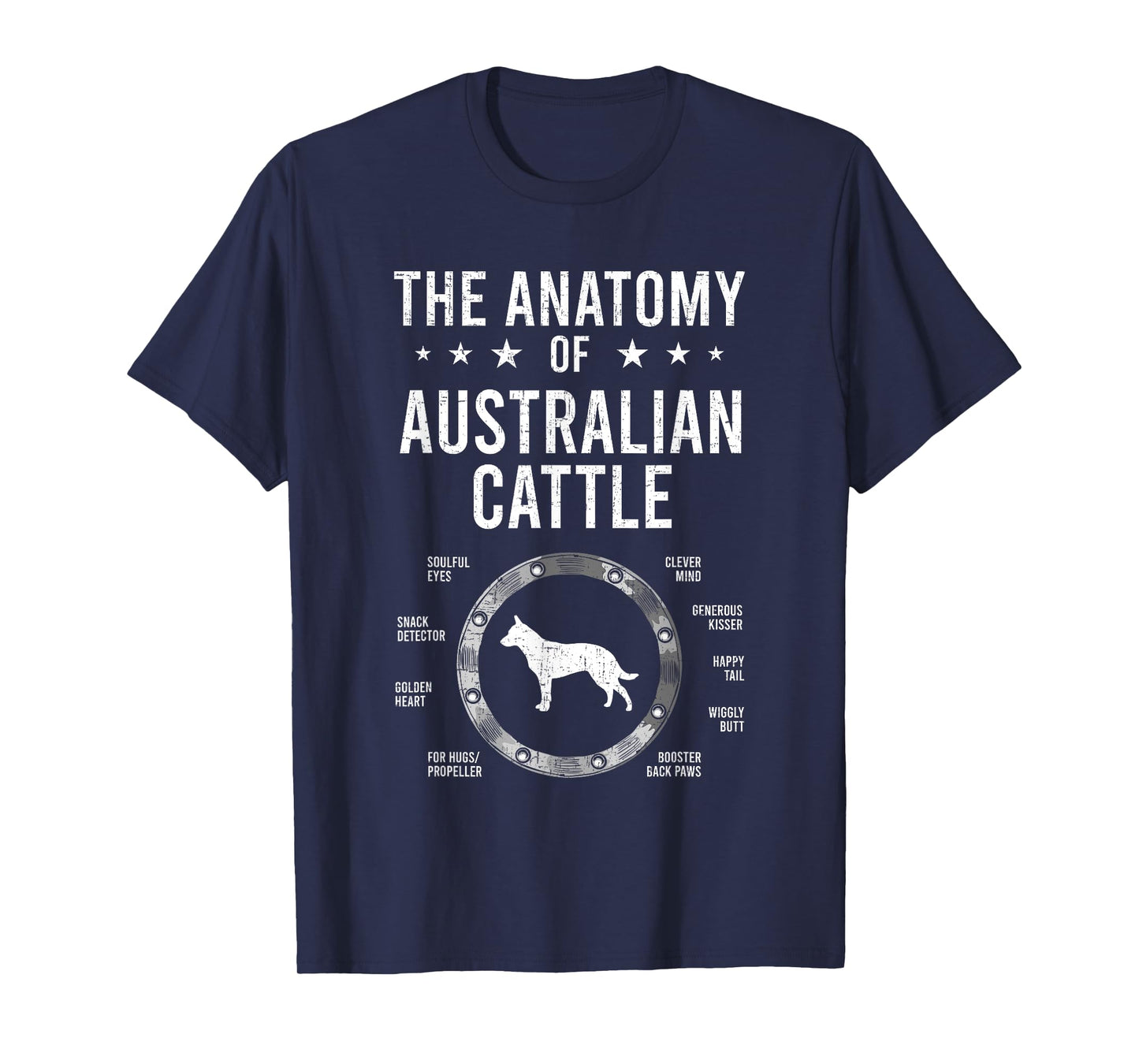 Anatomy of Australian Cattle Dog Lover T-Shirt
