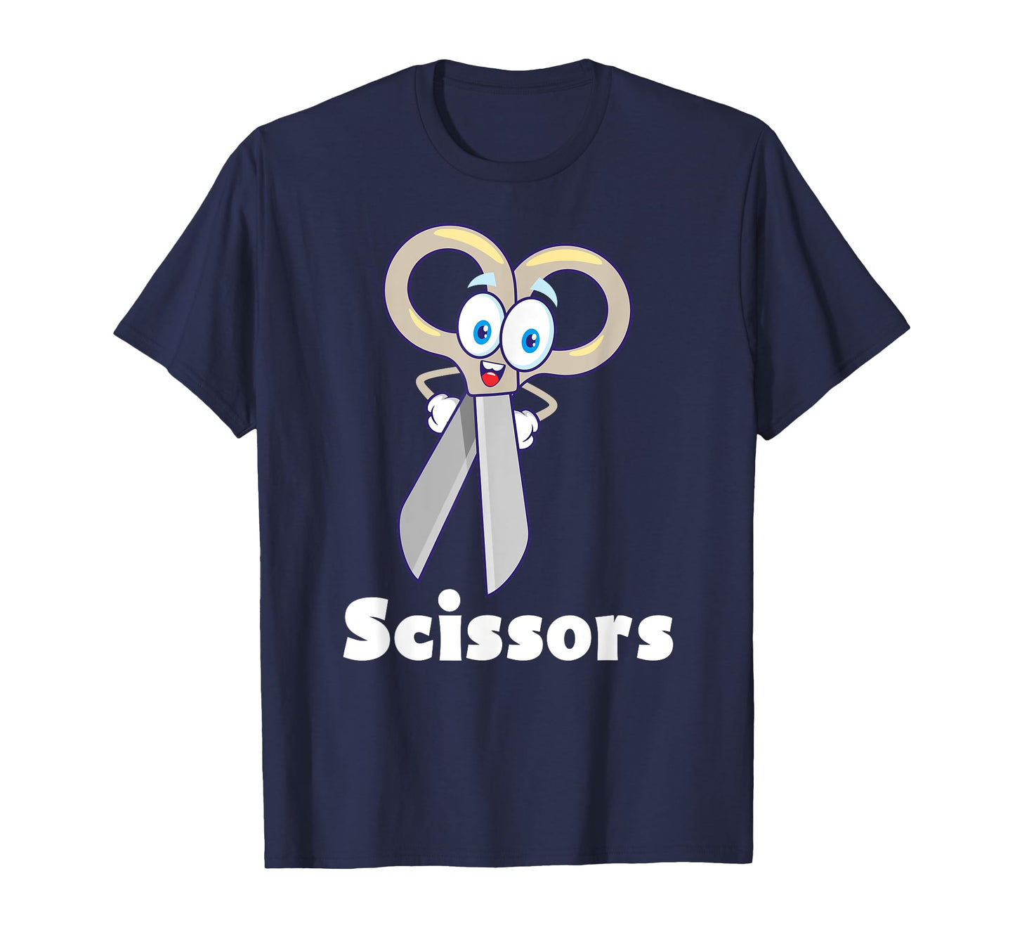 Funny Scissors Paper Rock Halloween Costumes Group Family T-Shirt