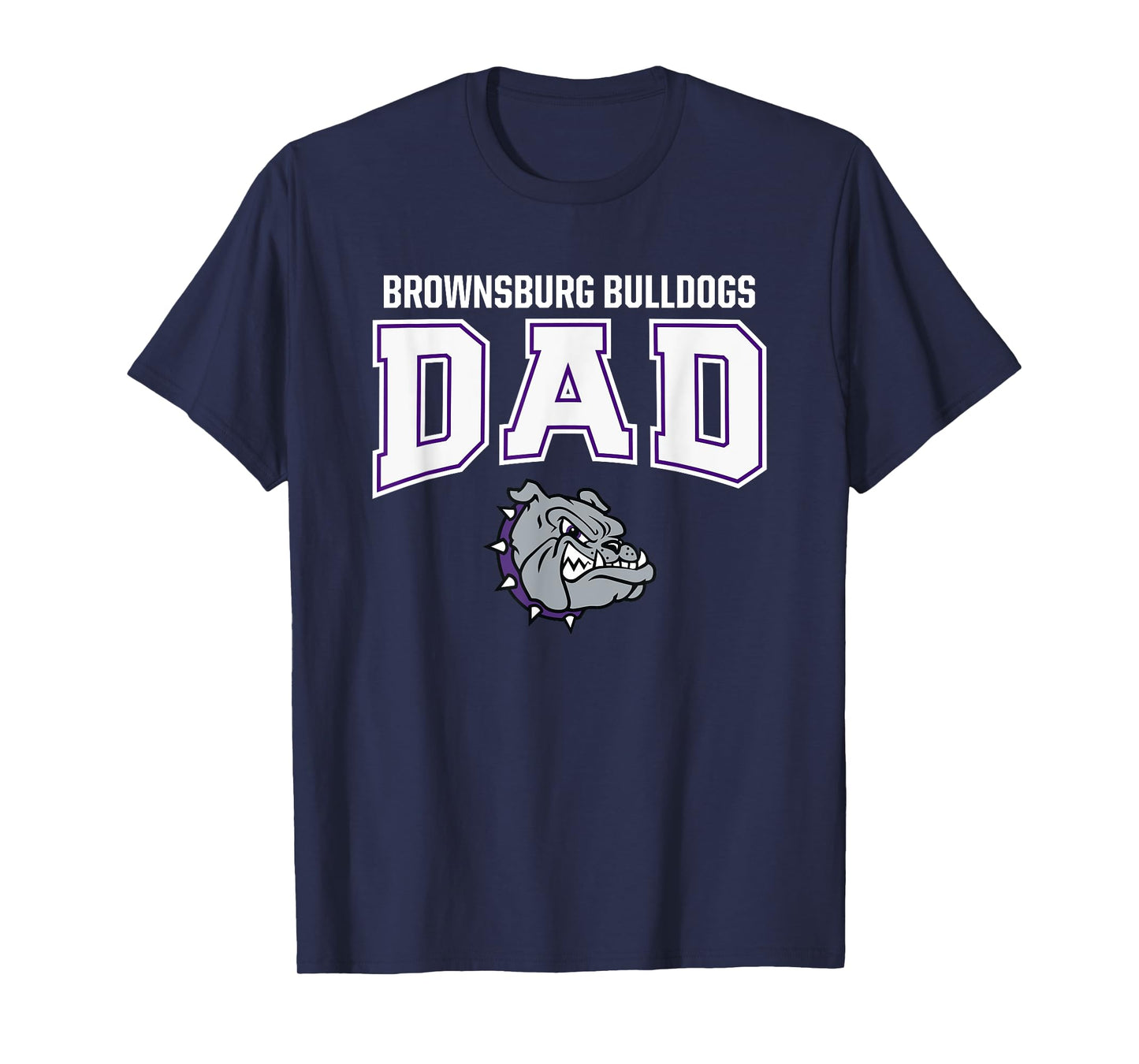 Brownsburg Bulldogs Logo Dad HS T-Shirt