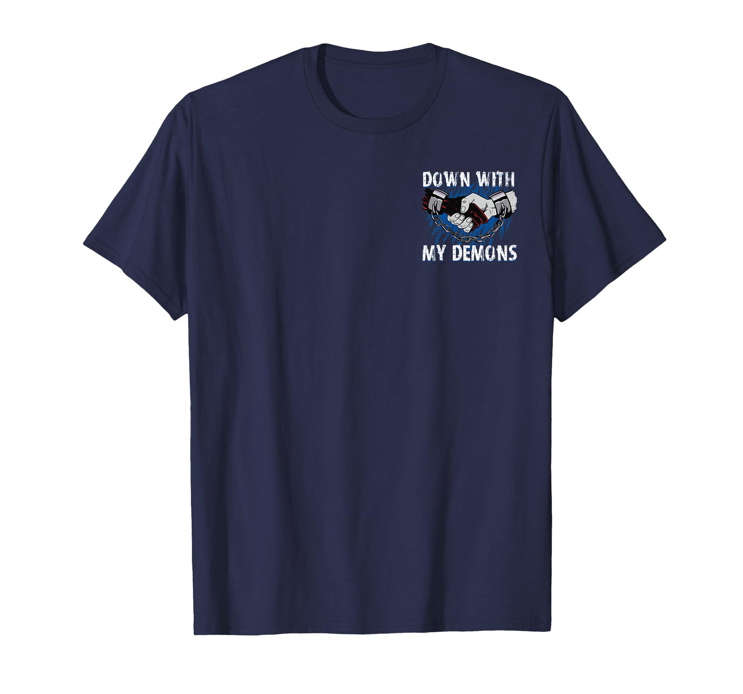 Down With My Demons Gothic Dark Humor Demon T-Shirt