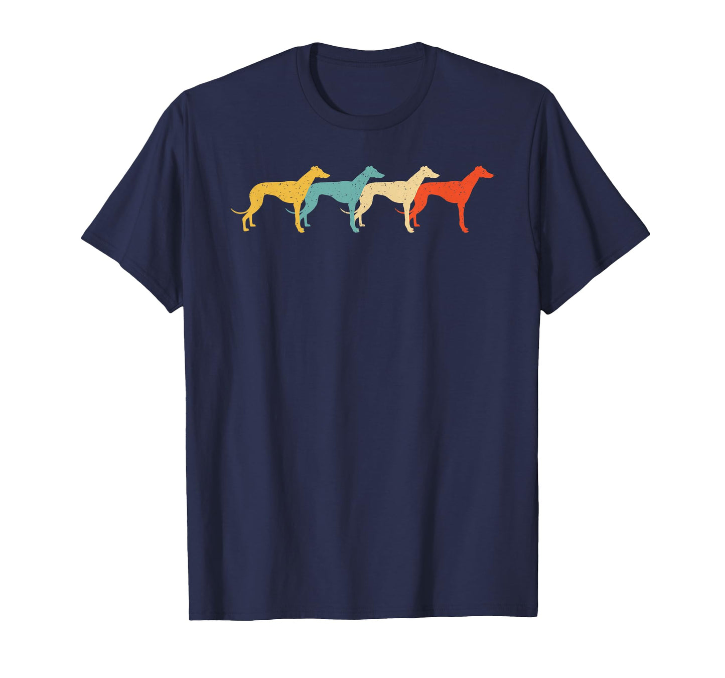 Greyhound Vintage Retro Dog Pet Racer Lover 60s 70s Gift T-Shirt
