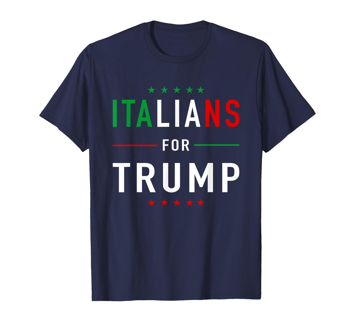 Italians For Trump Tee Pro Trump Italiano Supporter T-Shirt