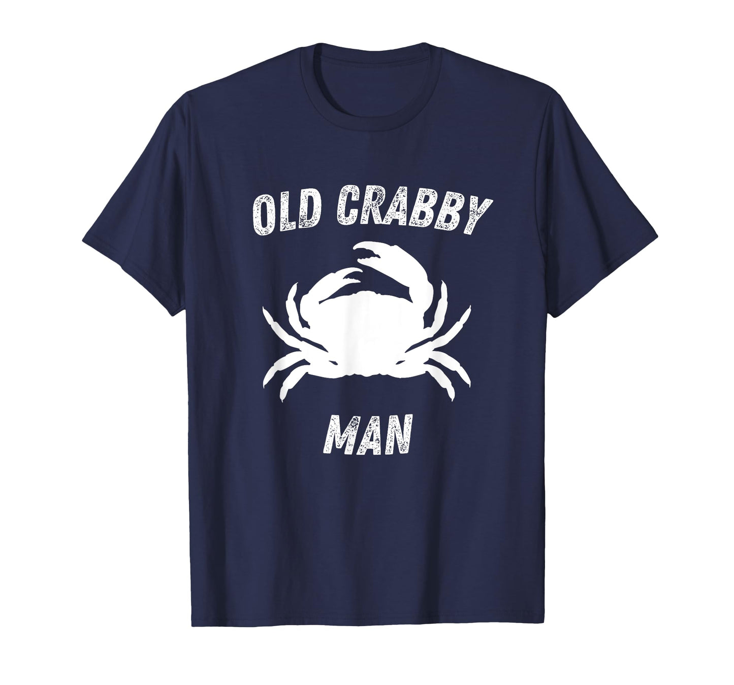 Old Crabby Man Grandpa Funny Mens T-Shirt