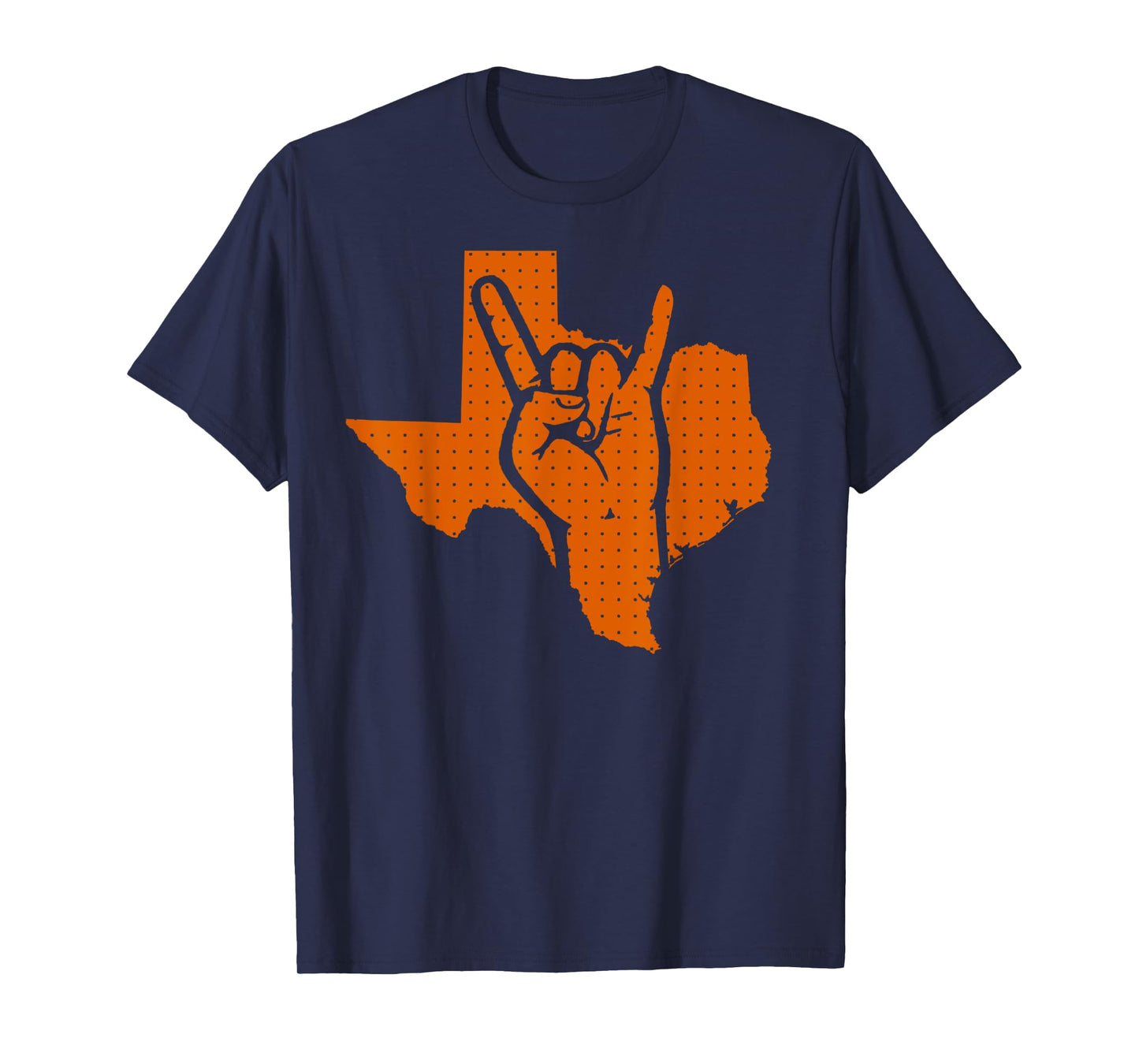 Texas Shirt Women Men Kids Horn Texas State Orange Graphic T-Shirt
