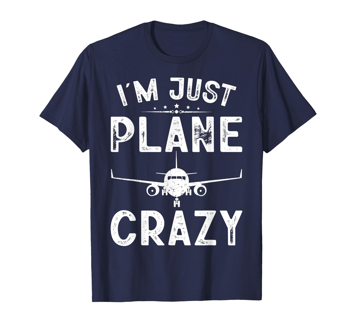 I'm Just Plane Crazy Airplanes Lover Kids Boy Aviation Gifts T-Shirt