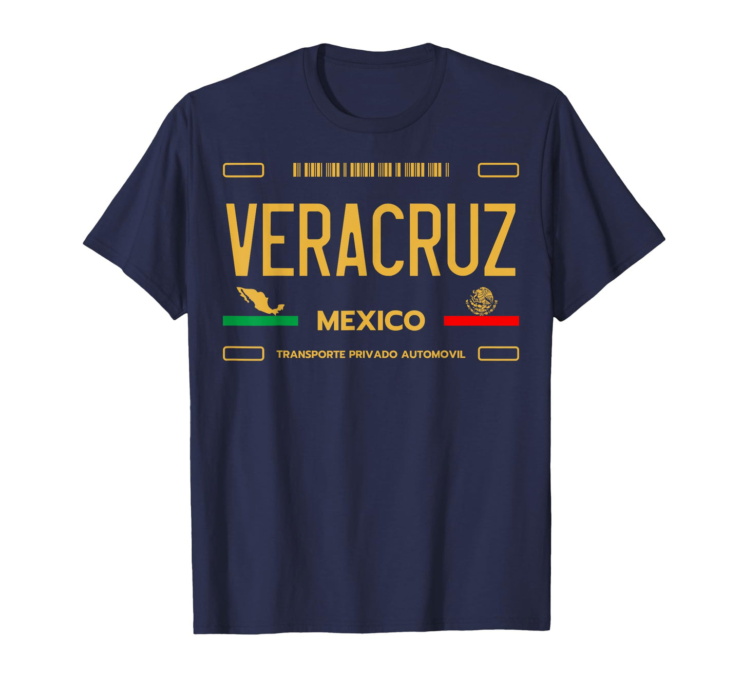 Veracruz Mexico License Plate Aesthetic Veracruz T-Shirt