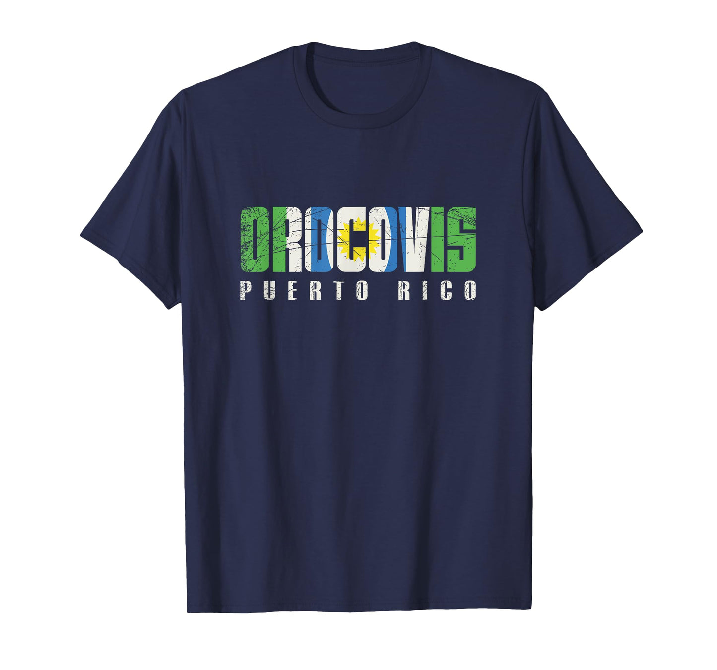 Orocovis City in Puerto Rico, Orocovis Flag T-Shirt