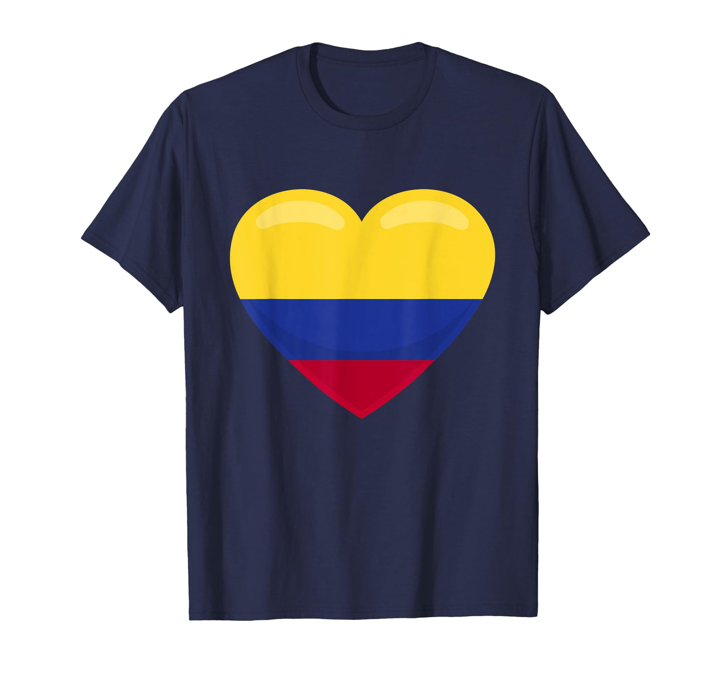 Love for Columbia - Flag Heart T-Shirt