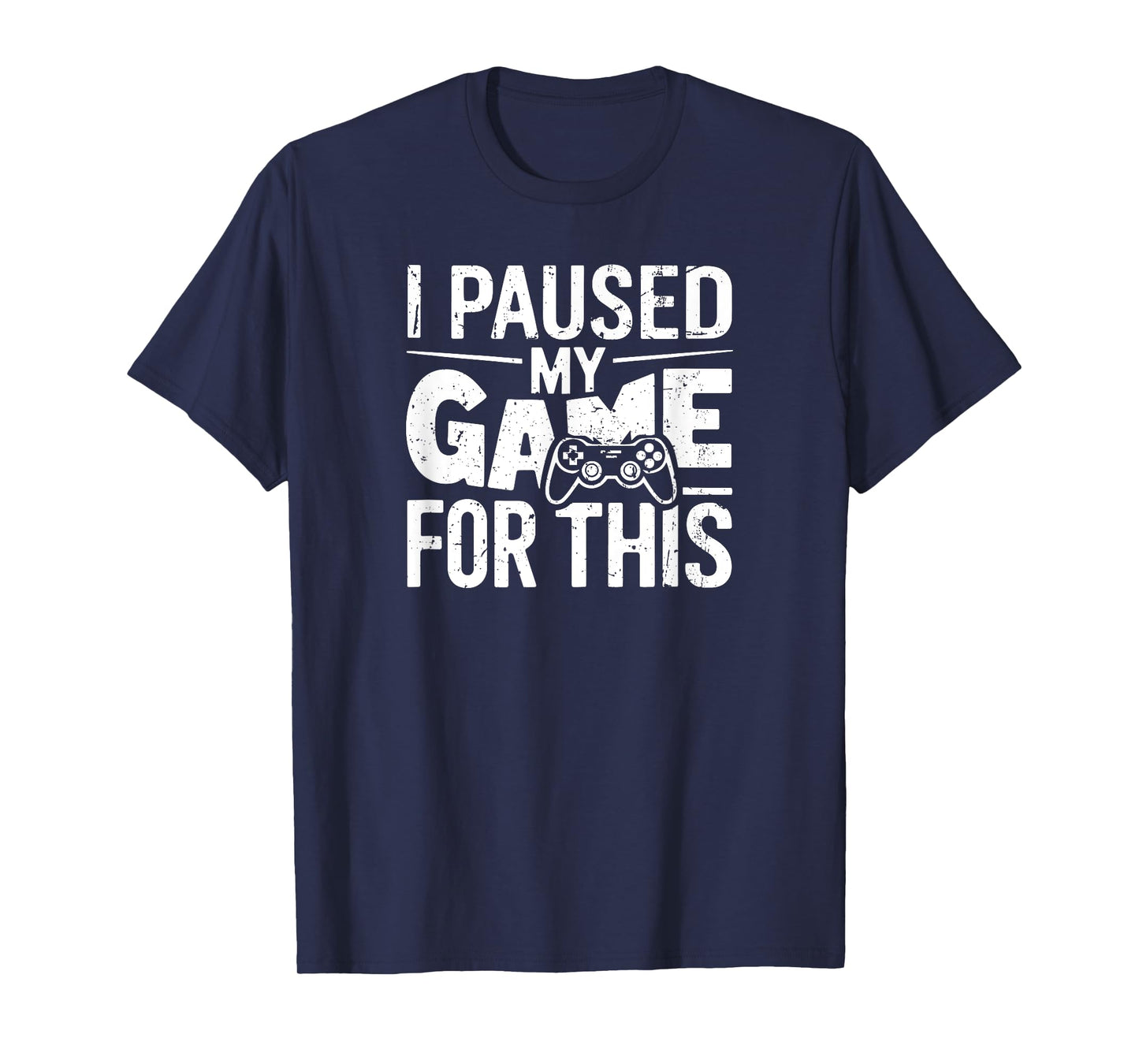 I Paused My Game for This Humor Funny Online Worker WFH T-Shirt