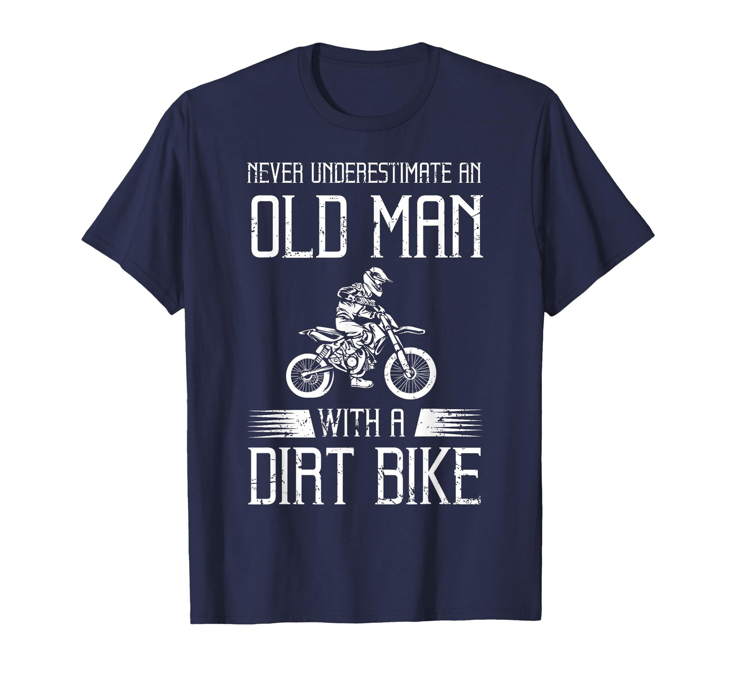 Dirt Bike Art For Men Grandpa Dad Dirtbike Dirt Bike Lover T-Shirt