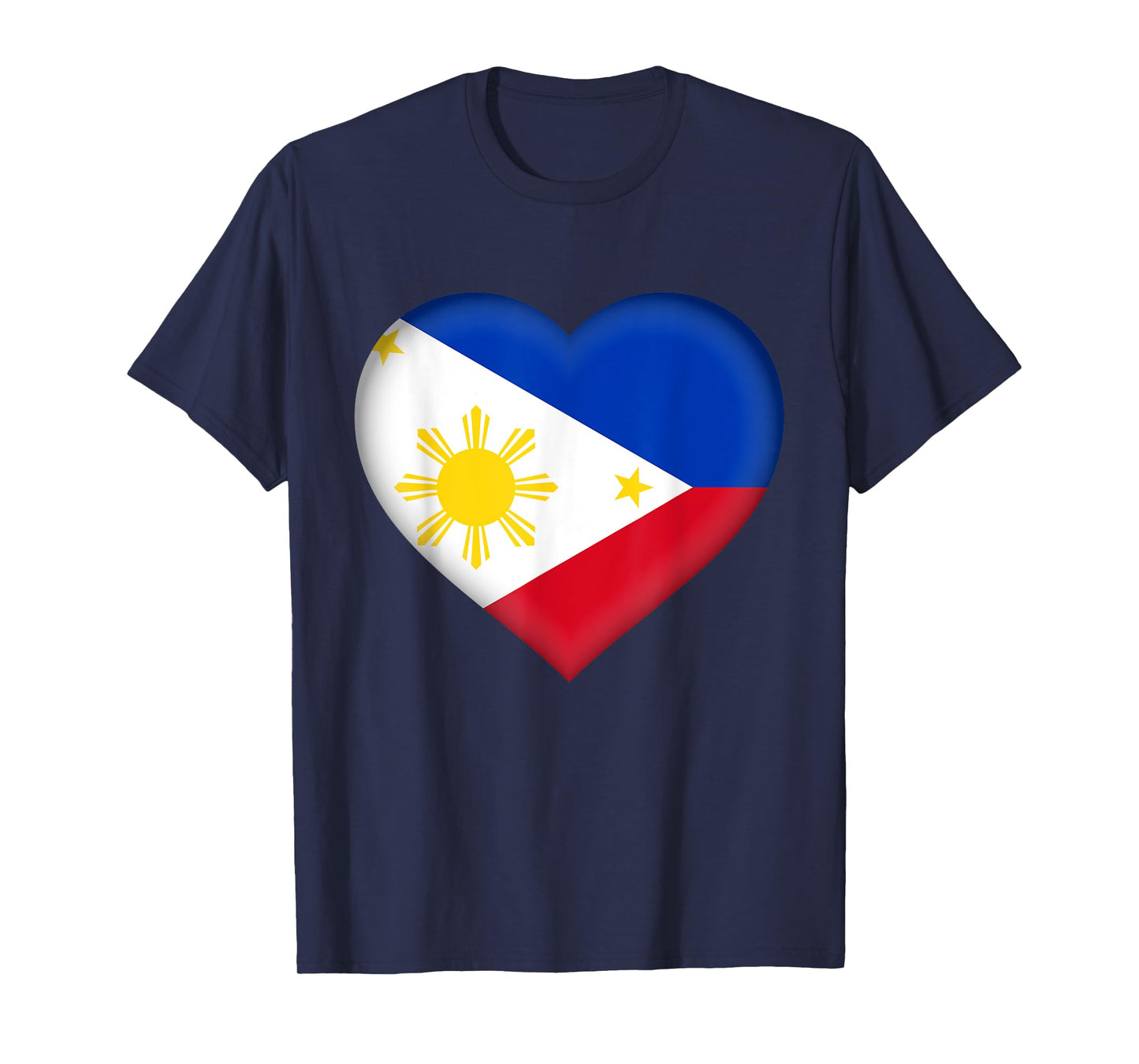 I Love Philippines | Filipino Flag Heart Outfit T-Shirt