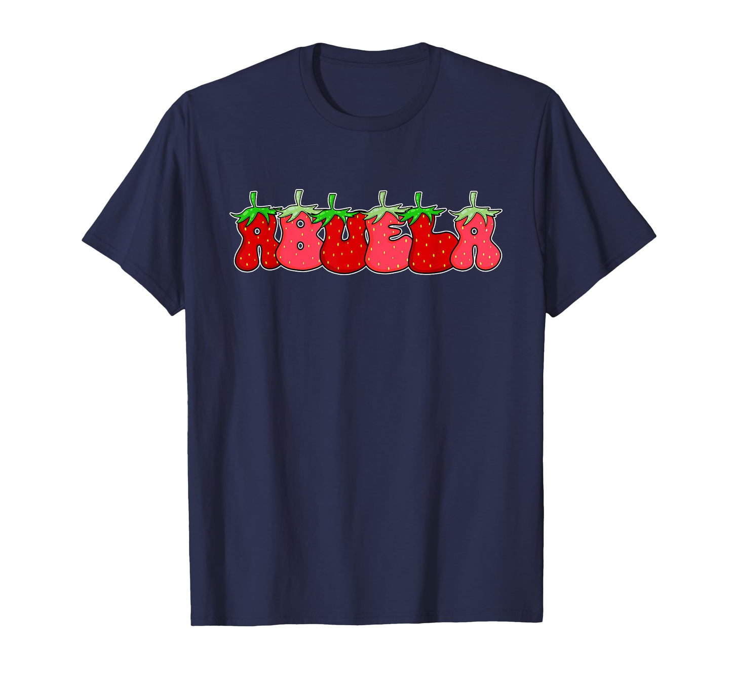 Fruit Strawberry Grandma Abuela Halloween Costume T-Shirt