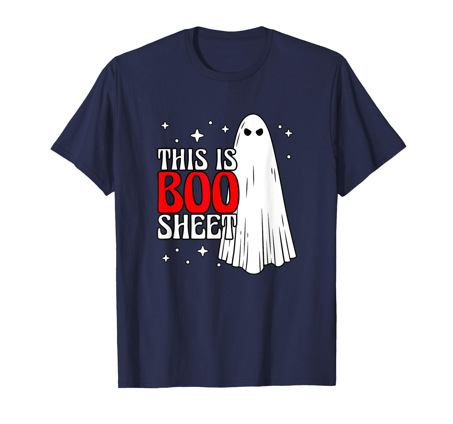 Red Boo Sheet Ghost T-Shirt