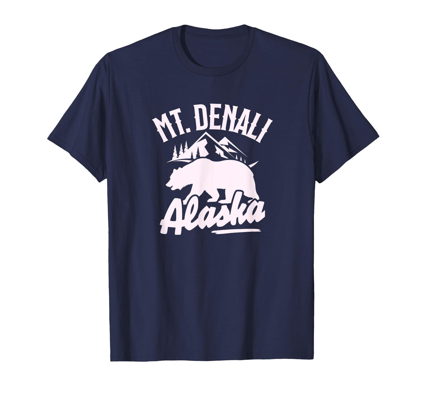Retro Mount Denali Souvenir/Mt. Denali T-Shirt