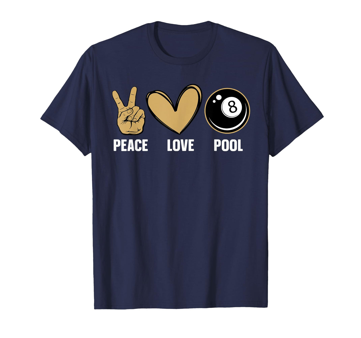 Cool 8 Ball Pool Lover Design For Men Women Billiard Player T-Shirt