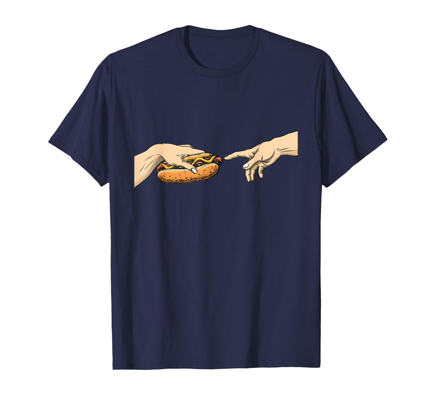 Creation of Hot Dog - Hot Dog Lover Fast Food Wiener T-Shirt for Men Women Girls Kids