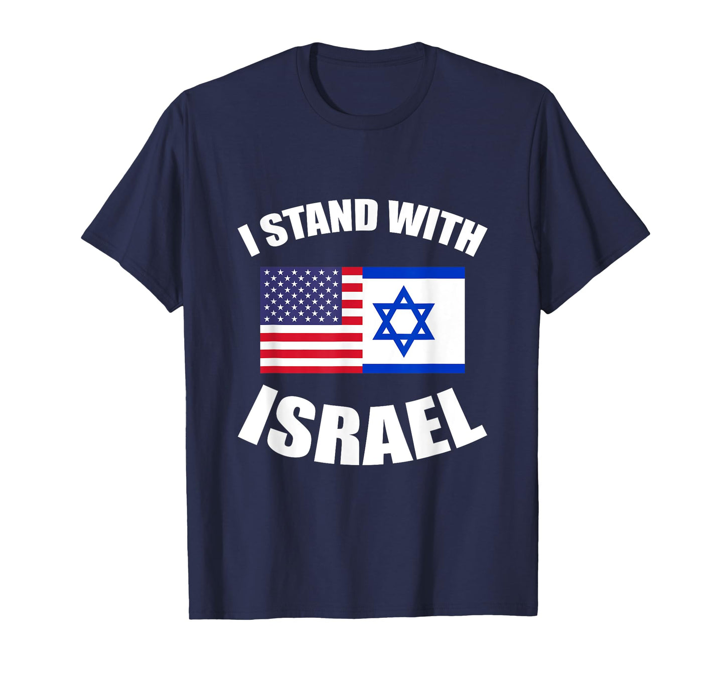 Israel Supporter American Flag Israeli Gift Israel T-Shirt