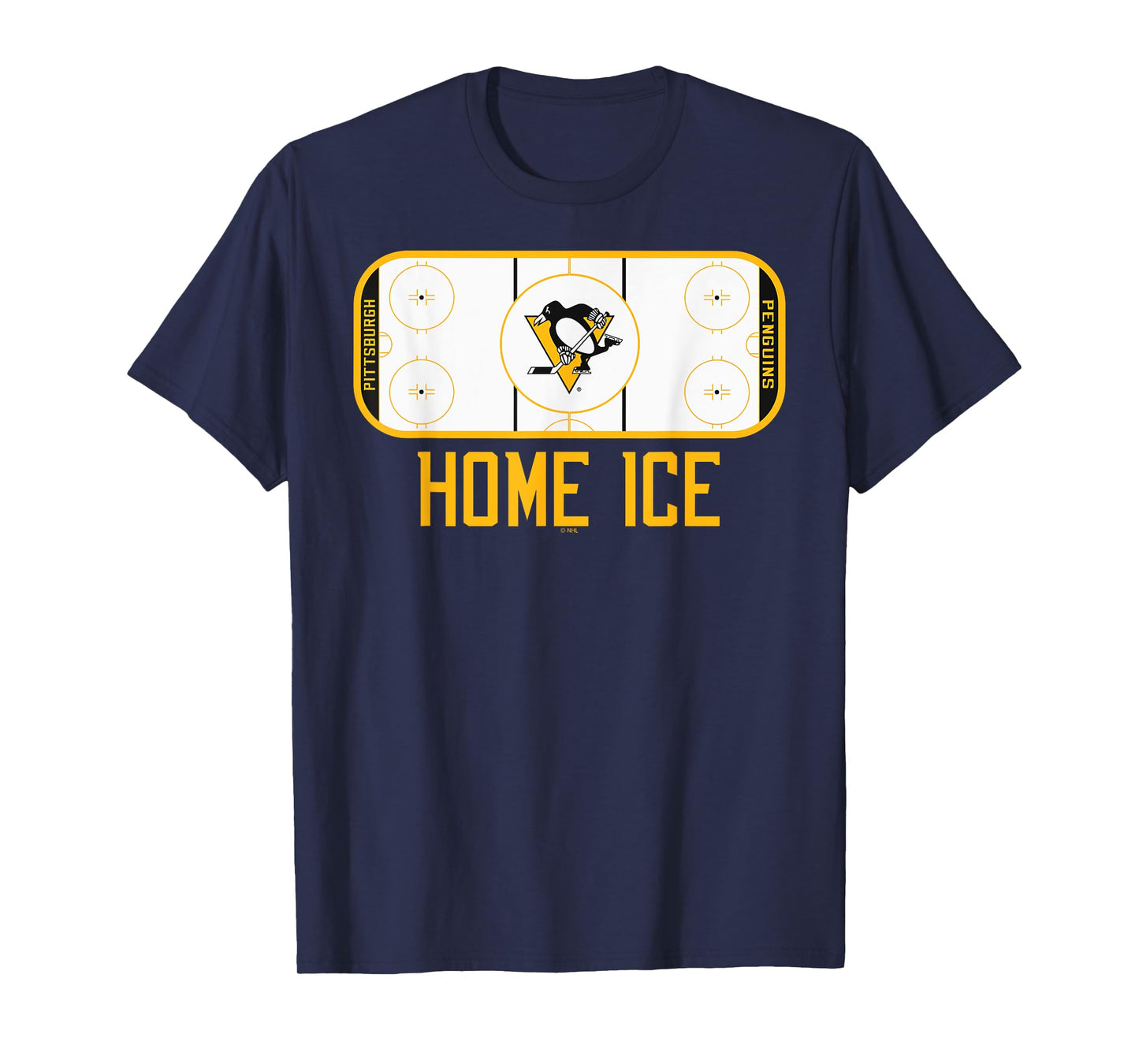 Pittsburgh Penguins Home Ice Dark Heather T-Shirt