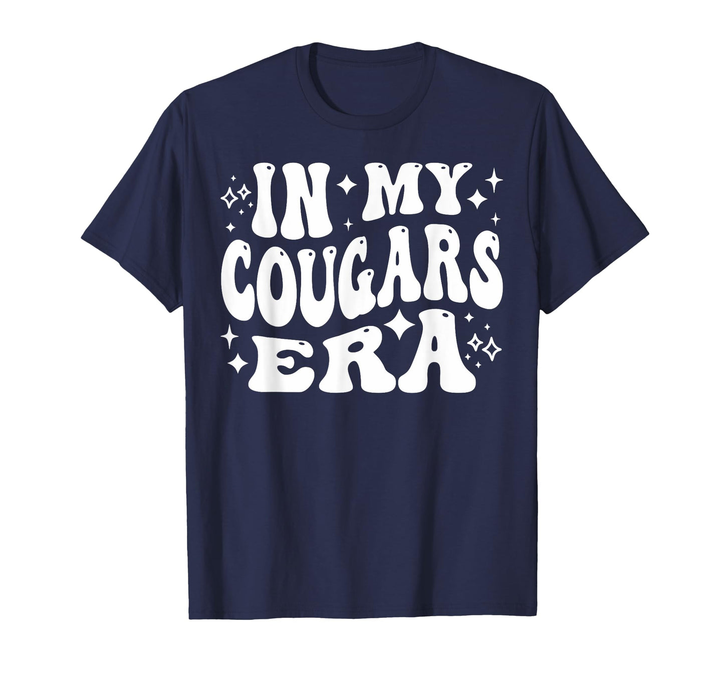 In My Cougars Era Sports Team Fan School Spirit Pride T-Shirt