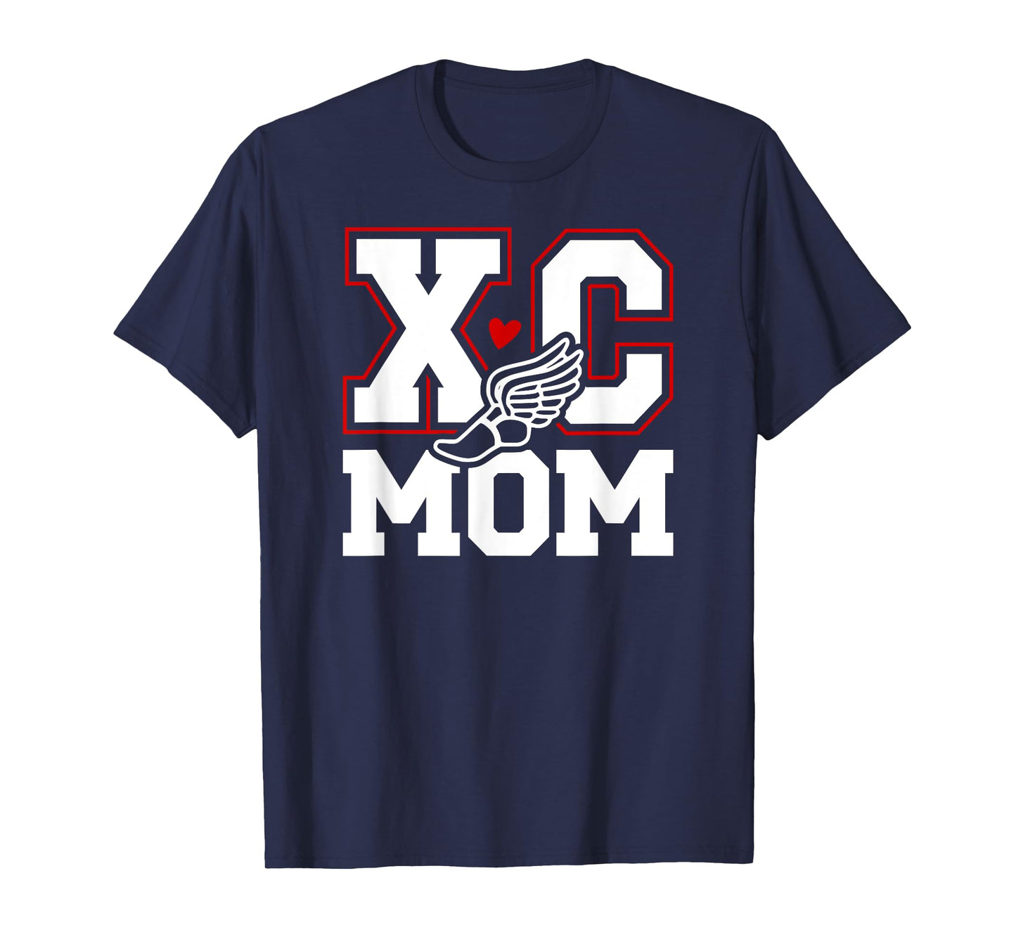 XC Mom Cross Country Mom Of A Cross Country Runner Mama T-Shirt