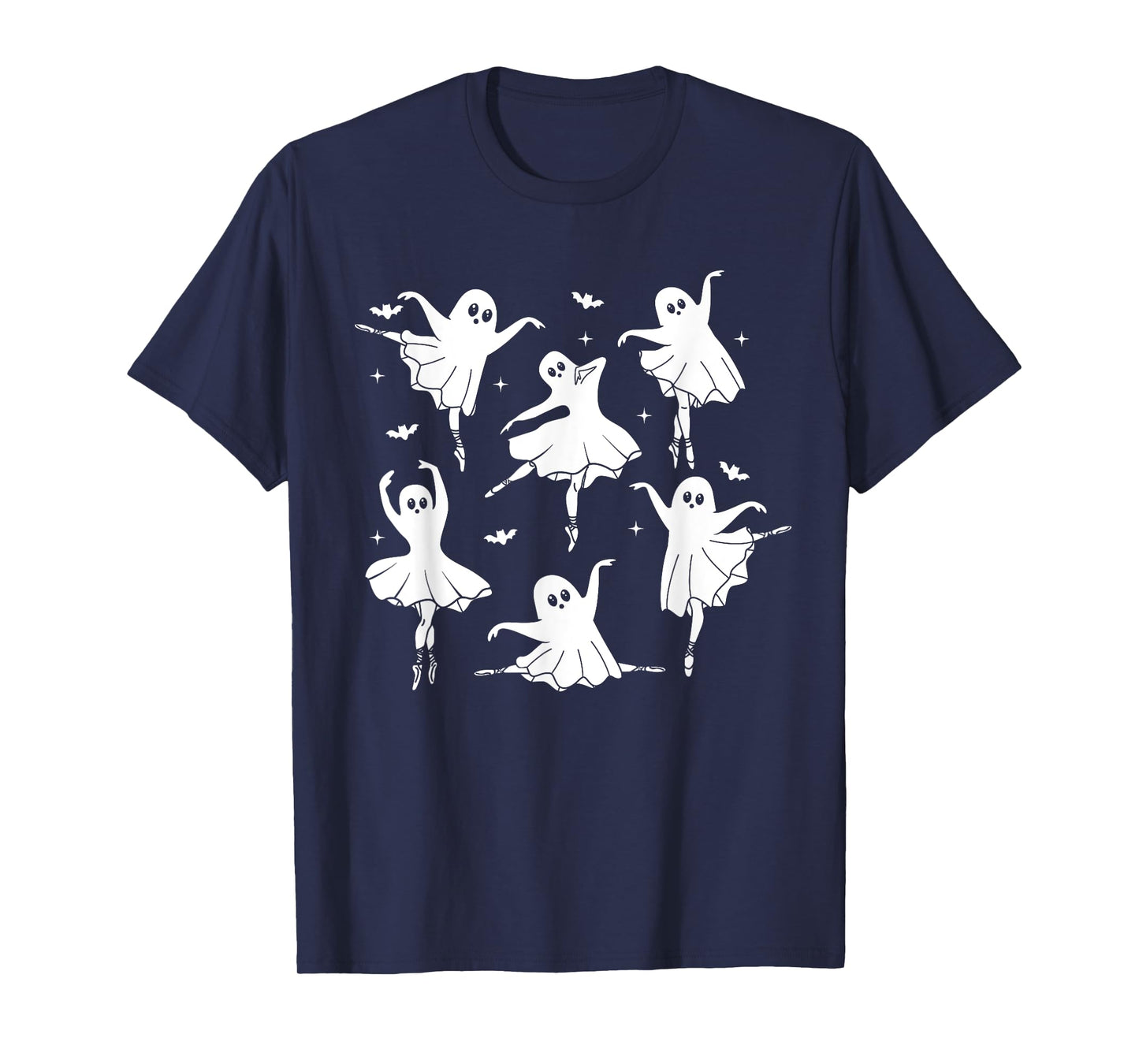 Funny Halloween Ghost Shirt For Dance Teacher Ballet Dancer T-Shirt