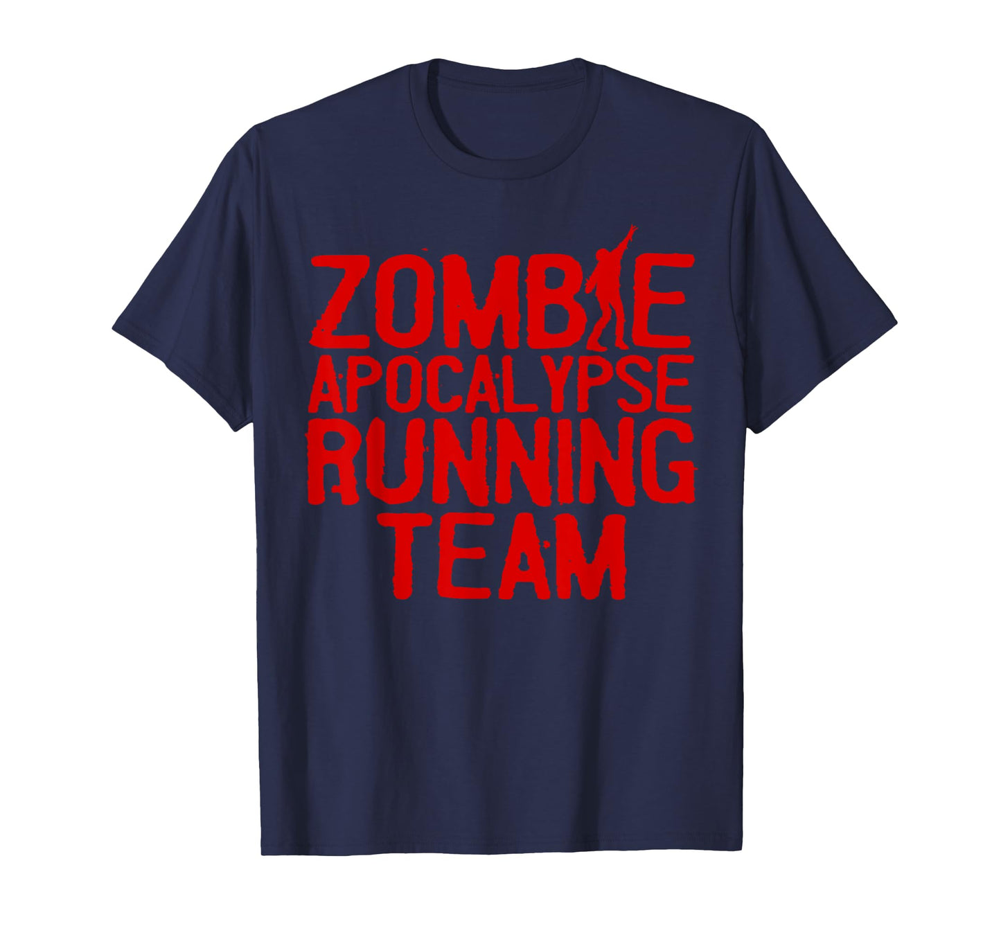 Zombie Running Design For Men Women Funny Marathon Halloween T-Shirt
