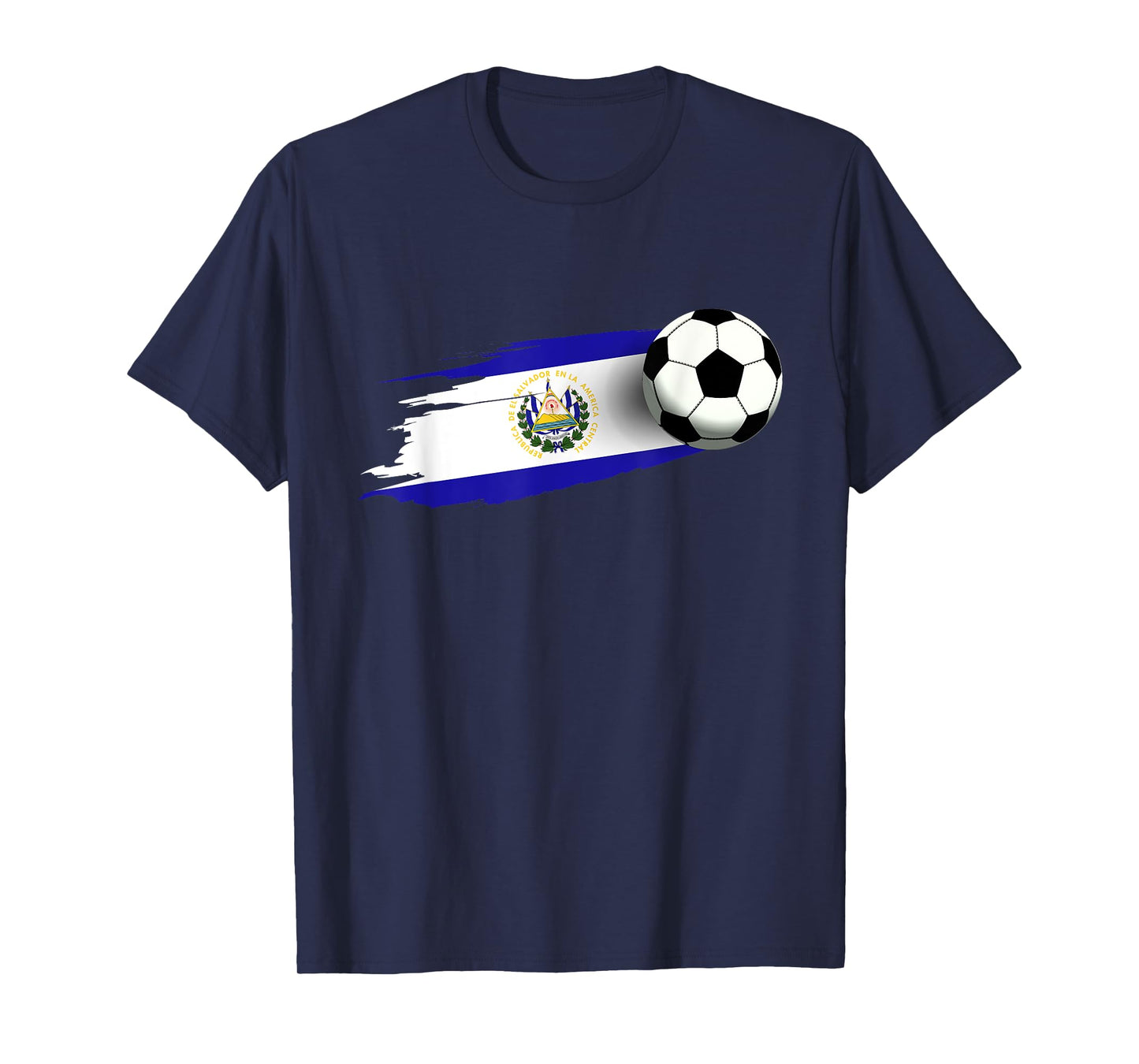 El Salvador Flag Jersey Salvadorean Soccer Team Salvadorean T-Shirt