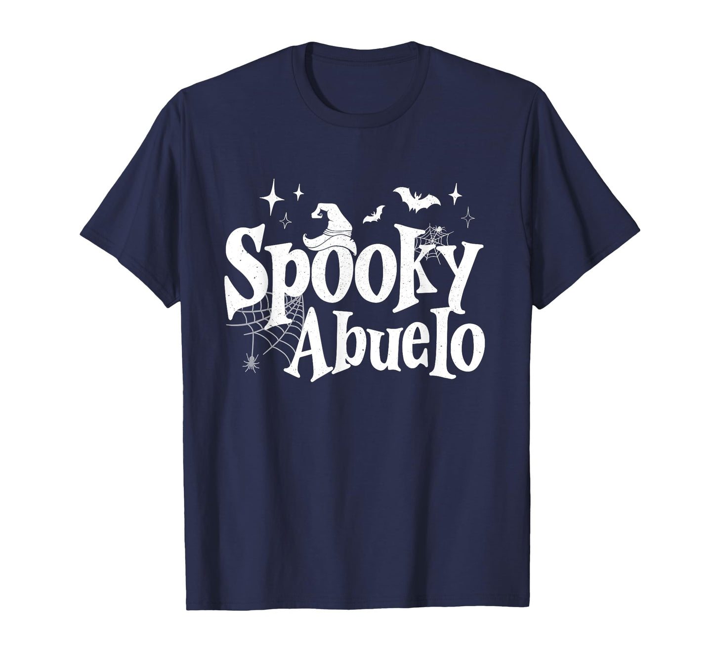 Spooky Abuelo Witch Funny Halloween Costume Dad Grandpa Men T-Shirt