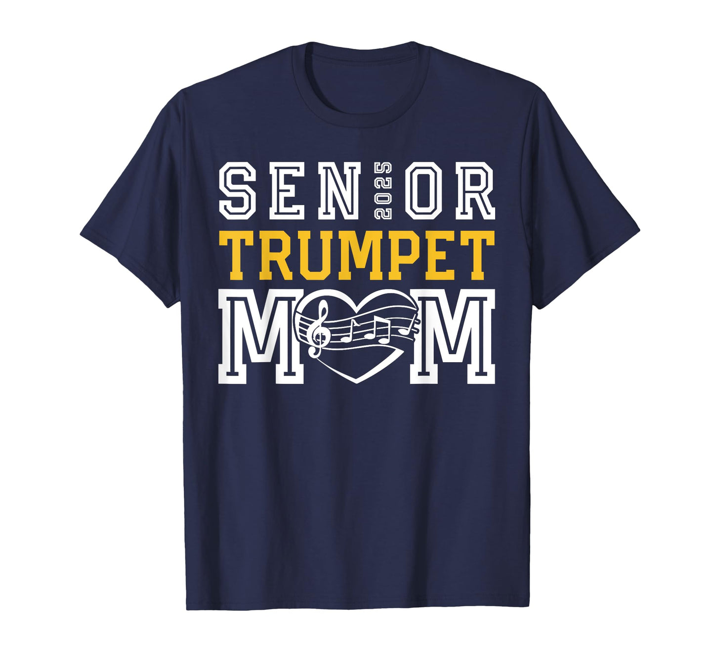 Senior Trumpet Mom 2025 Marching Band Class Of 2025 Trumpet T-Shirt