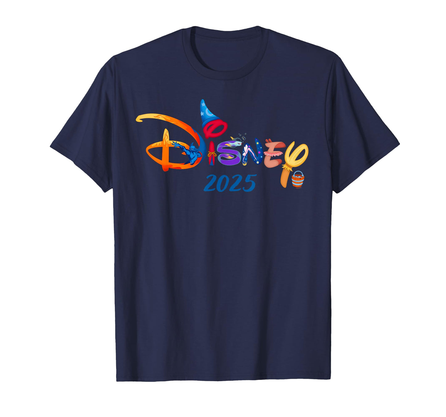 Disney Fantasia Logo Group Trip Matching Vacation 2025 T-Shirt