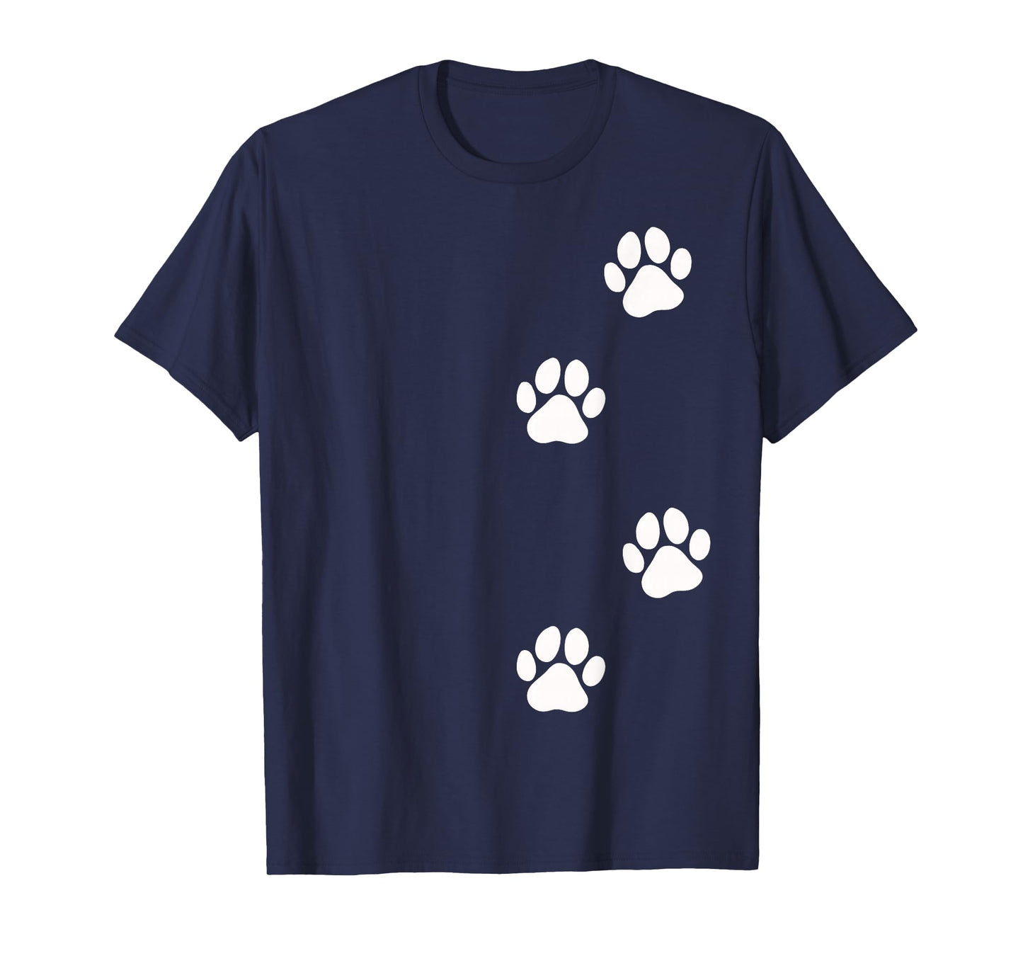 Paw Print Dog Cat Pet Lover T-Shirt Small