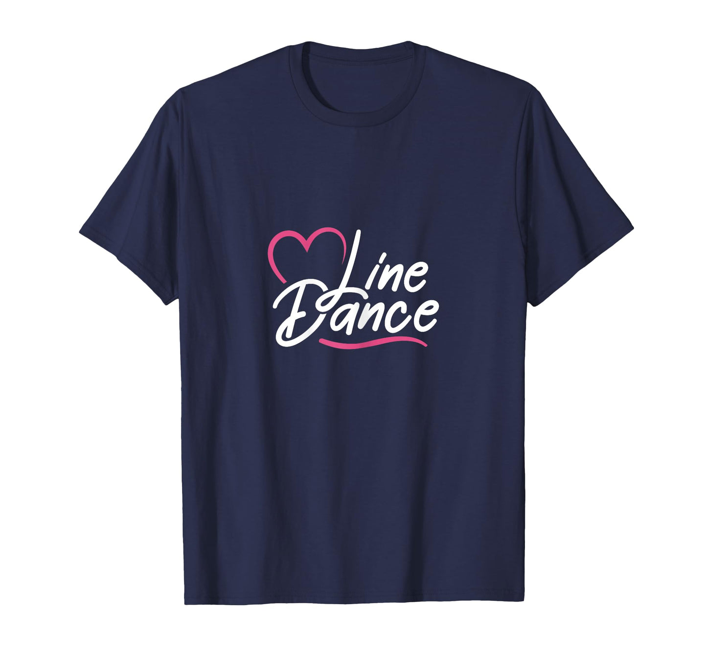 Line Dance Heart Western Line Dancing Cowgirl Dancer T-Shirt