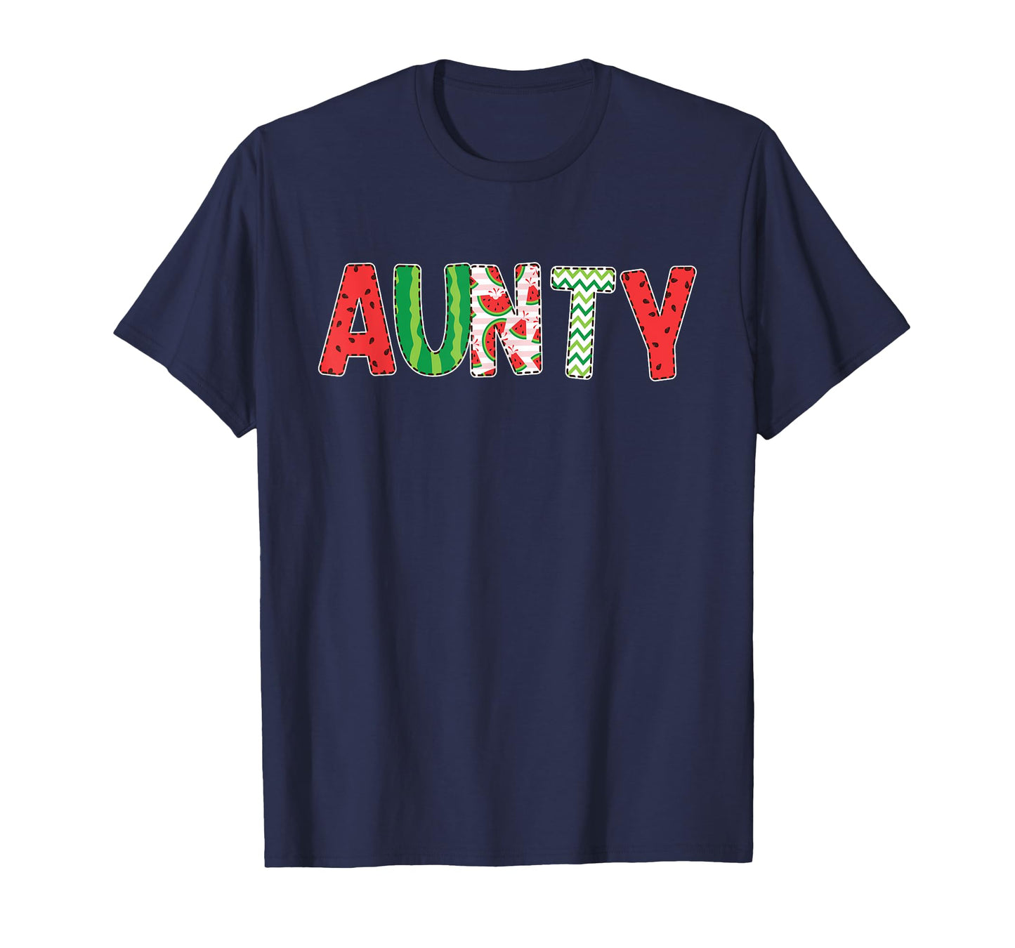 Summer Fruit Watermelon Aunt Aunty Birthday Party T-Shirt