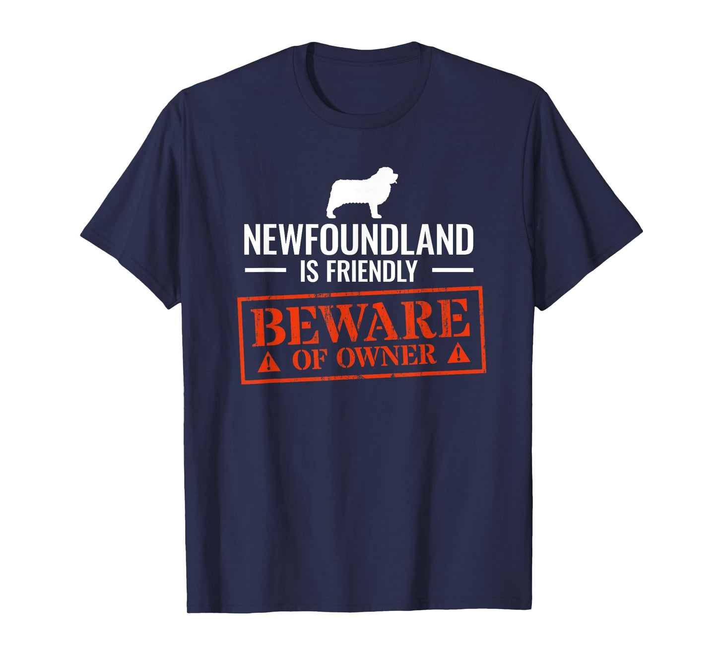 Funny Newfoundland Dog Owner T-Shirt Dog Lover Gift T-Shirt for Men Women