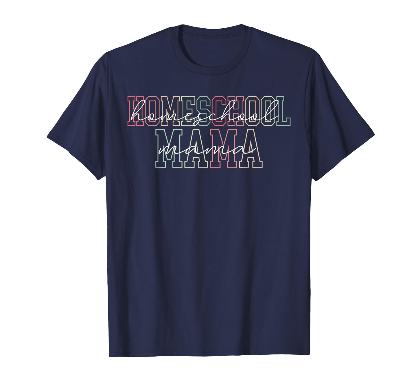 Retro Homeschool Mama Shirts, Homeschooler Mom Mother's Day T-Shirt